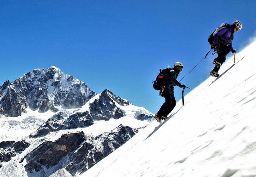 Cascade de glace à Serre Chevalier