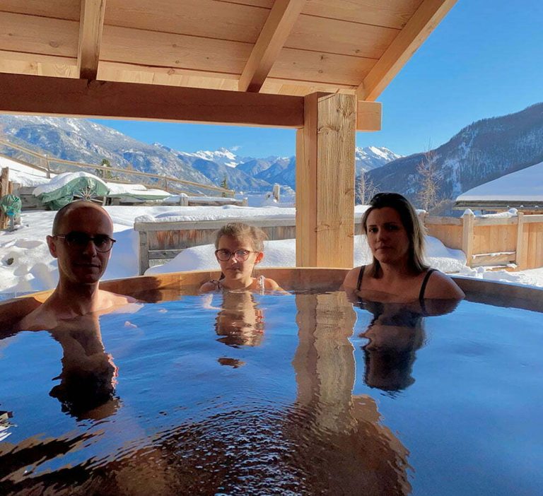 Bain nordique de Chalet Ibex